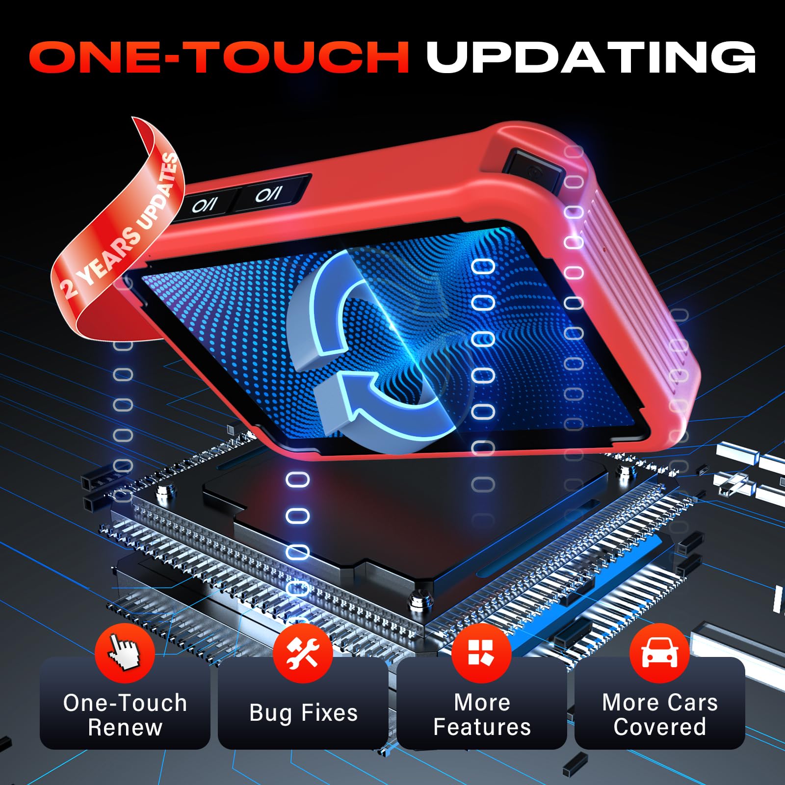 Launch X431 Pros V+ Valise Diagnostic Auto (Identique au X431 V+), Programmeur de clé, Codage ECU, 38+ Reset, AutoAuth pour FCA SGW, OEM Full System Car Diagnostic, Outil de Scan Bidirectionnel