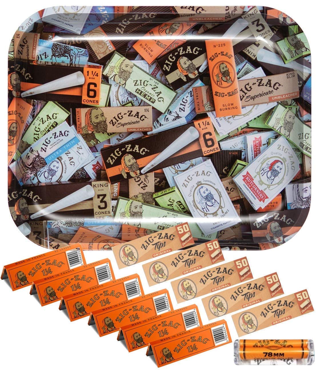 Buy ZigZag Rolling Papers (Paper Mix Bundle) French Orange 1 1/4