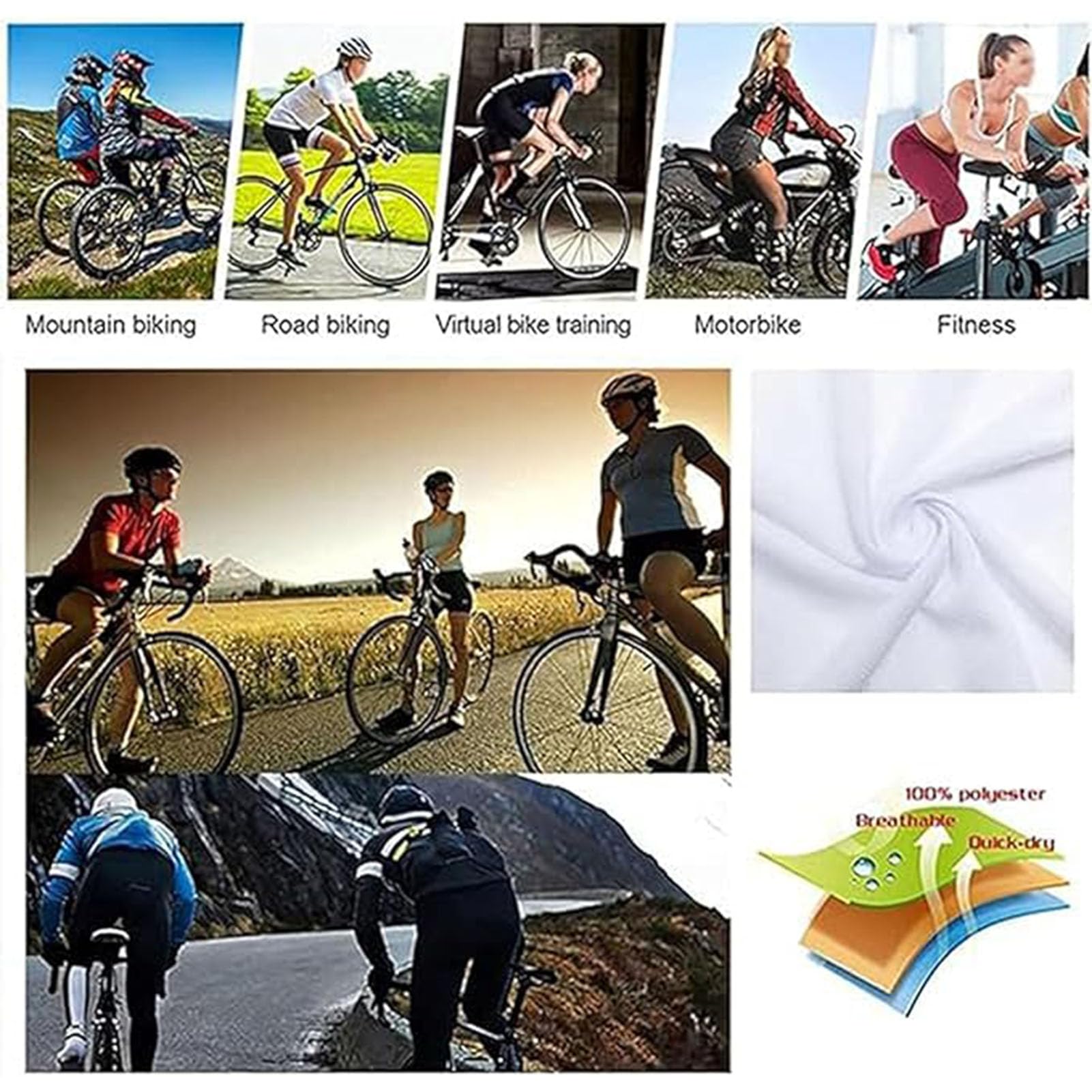 Triathlon-Anzug für Herren, MTB, Fahrrad, Kleidung, Radlerhose, 9D, Gel-Pad, Fahrradkleidung, atmungsaktiv, schnell trocknend (blau, 1,5 TG), Blau-1, 5XL