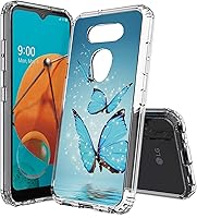 Vista 26 de Beyond Cell Compatible con LG Aristo 5, funda transparente impresa, a prueba de golpes, arañazos, compatible con LG Phoenix 5/Fortune 3/Tribute
