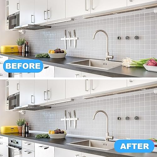 Miniatura 3 de Duzzy Moldeado flexible de 98 pulgadas, barrera de agua de ducha de goma de silicona para despegar y pegar, adecuada para la esquina de la ducha o