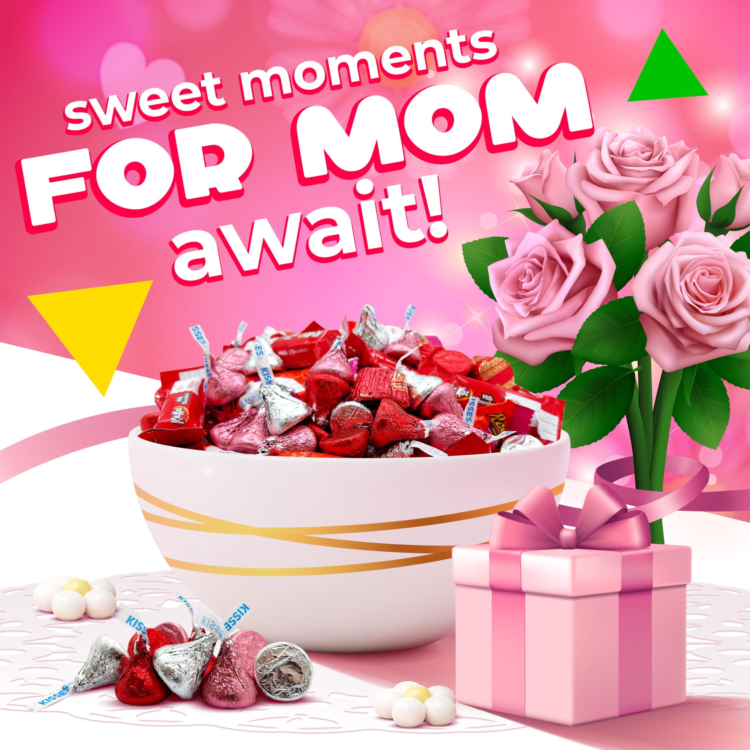 Mothers Day Chocolate Candy Variety Pack Hershey S Kisses Kitkat |  Desertcart Seychelles, image size:2560x2560
