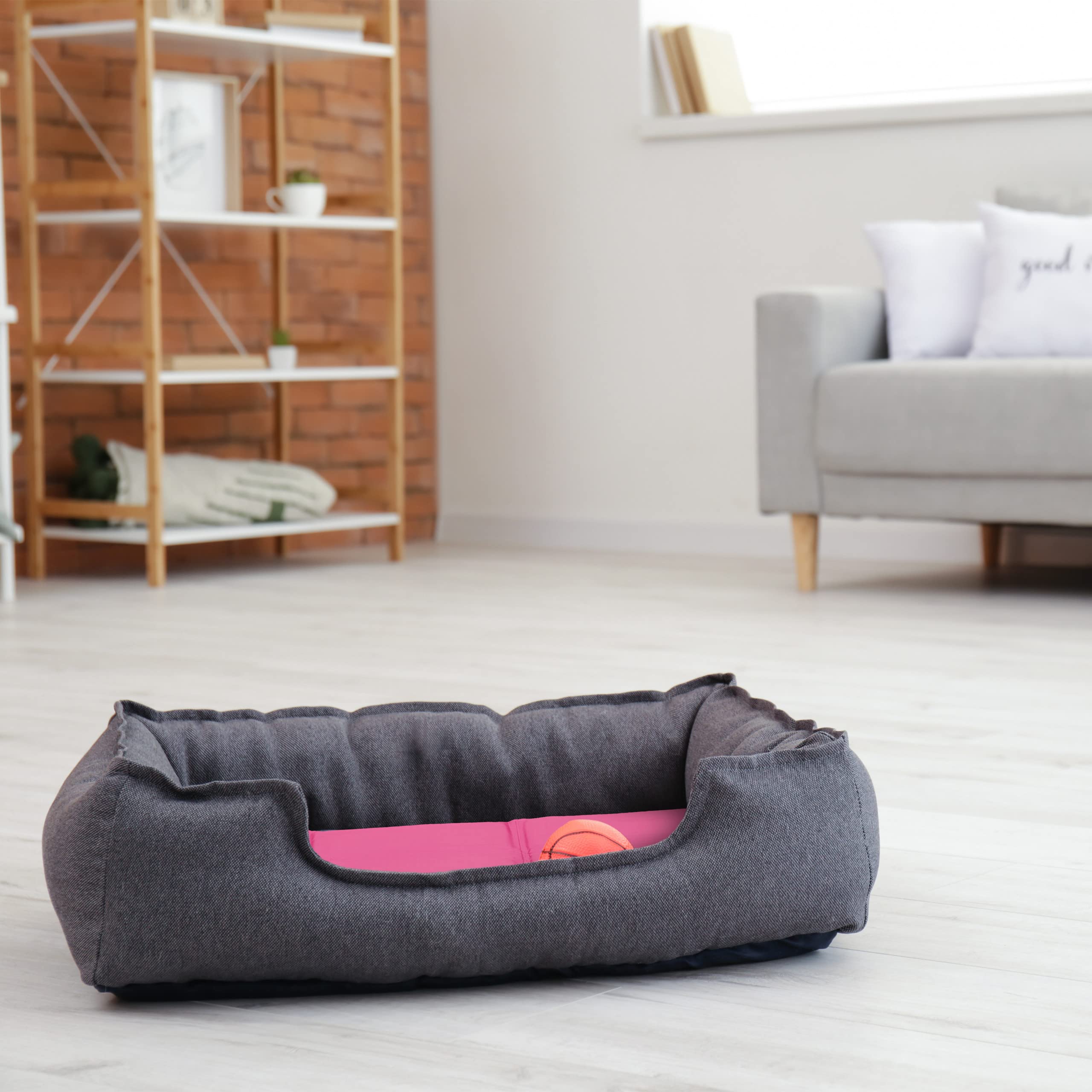 Relaxdays Tappetino Refrigerante per Cani, 20 x 35 cm, Tappeto Rinfrescante con Gel, Materassino Fresco Gatti, Rosa