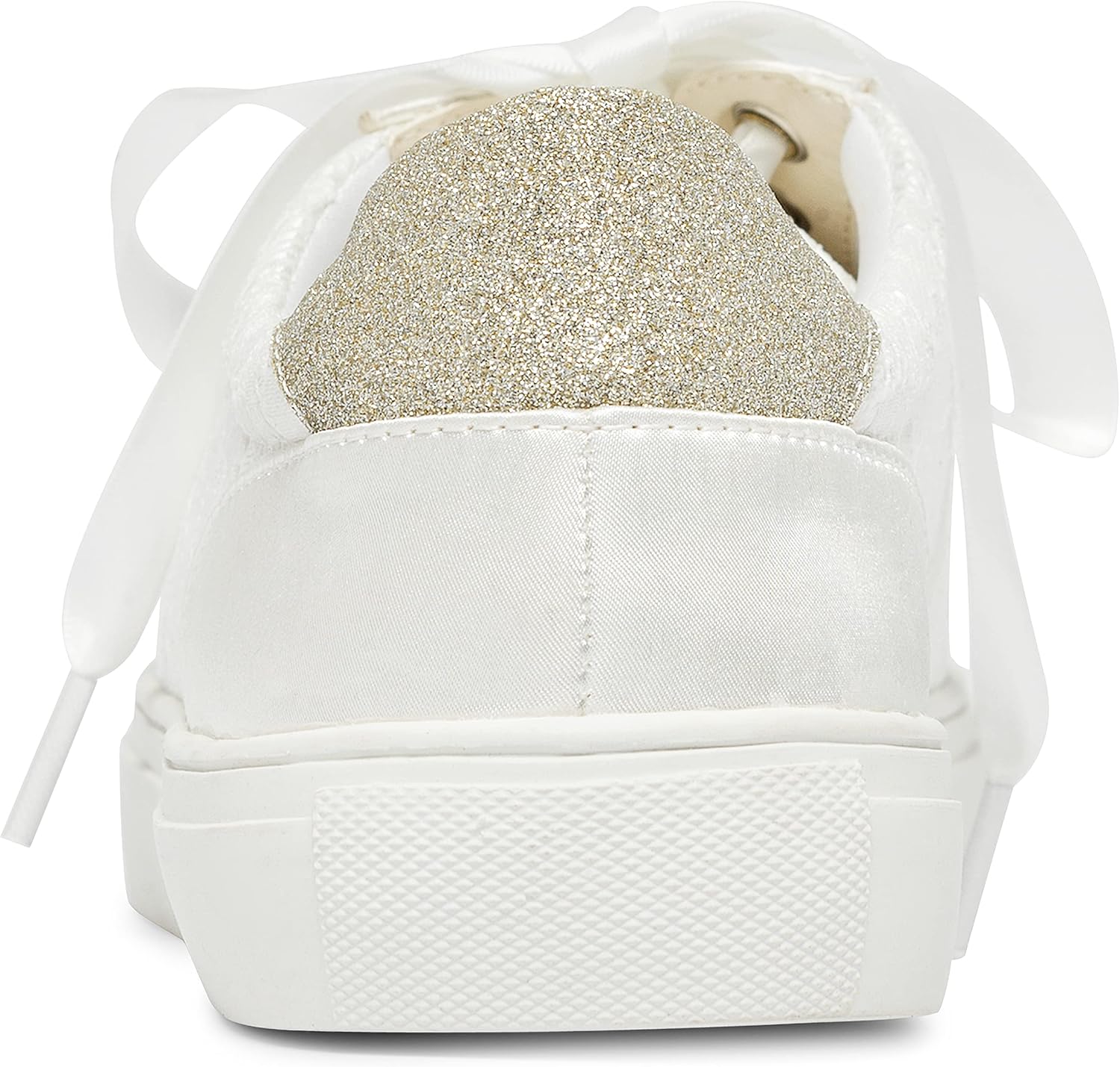 JIAJIA 8834A Wedding Shoes Bridal Sneakers Flats Bride Tennis Shoes Lace Sneakers - Personalized Customization Available