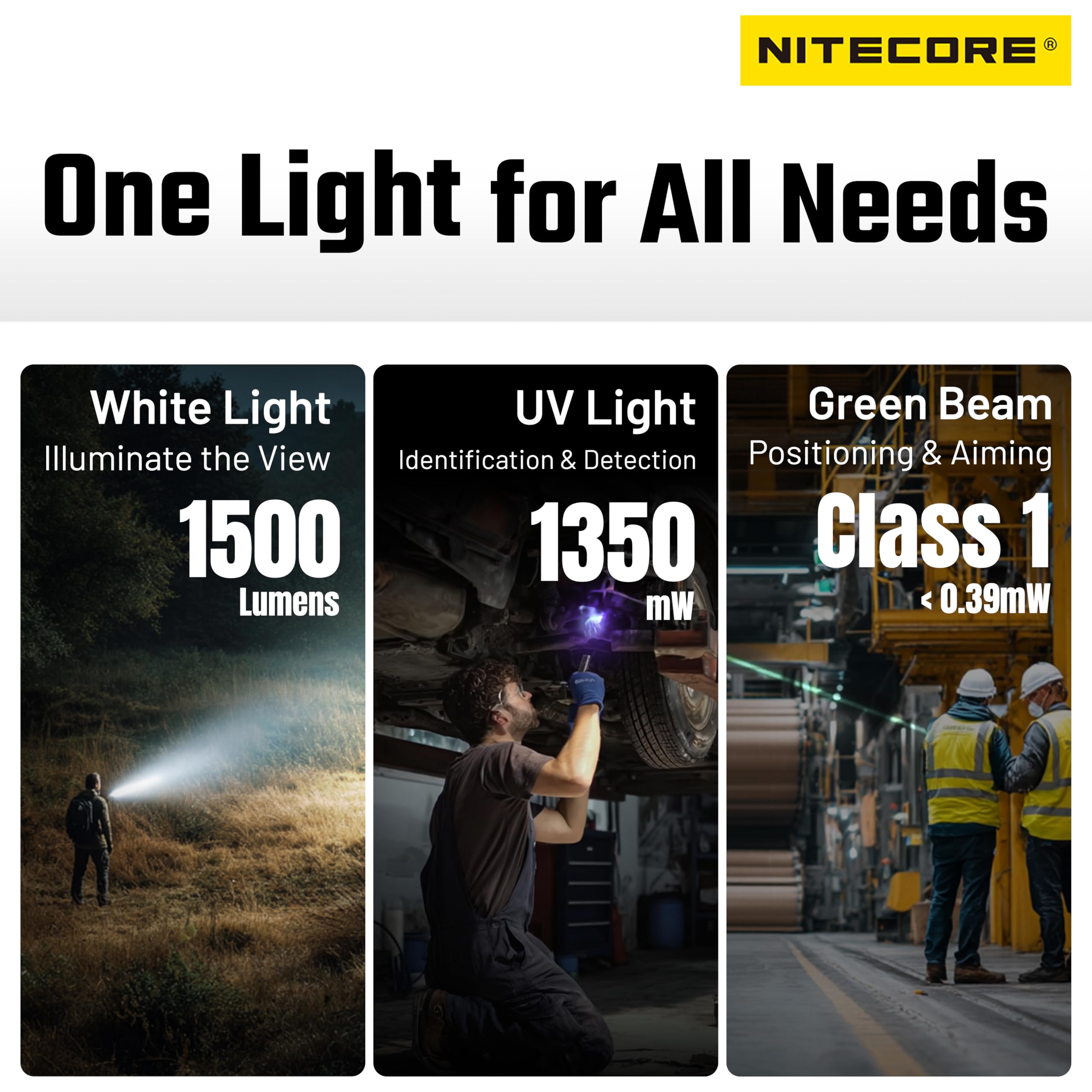 Torch NITECORE EDC17 Tri Light Ultra Slim Review - Dettaglio