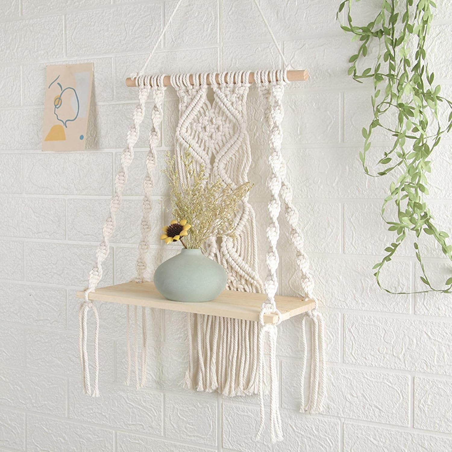 Colgante De Macramé Para Colgar En La Pared, Elegante | Meses Sin Interés