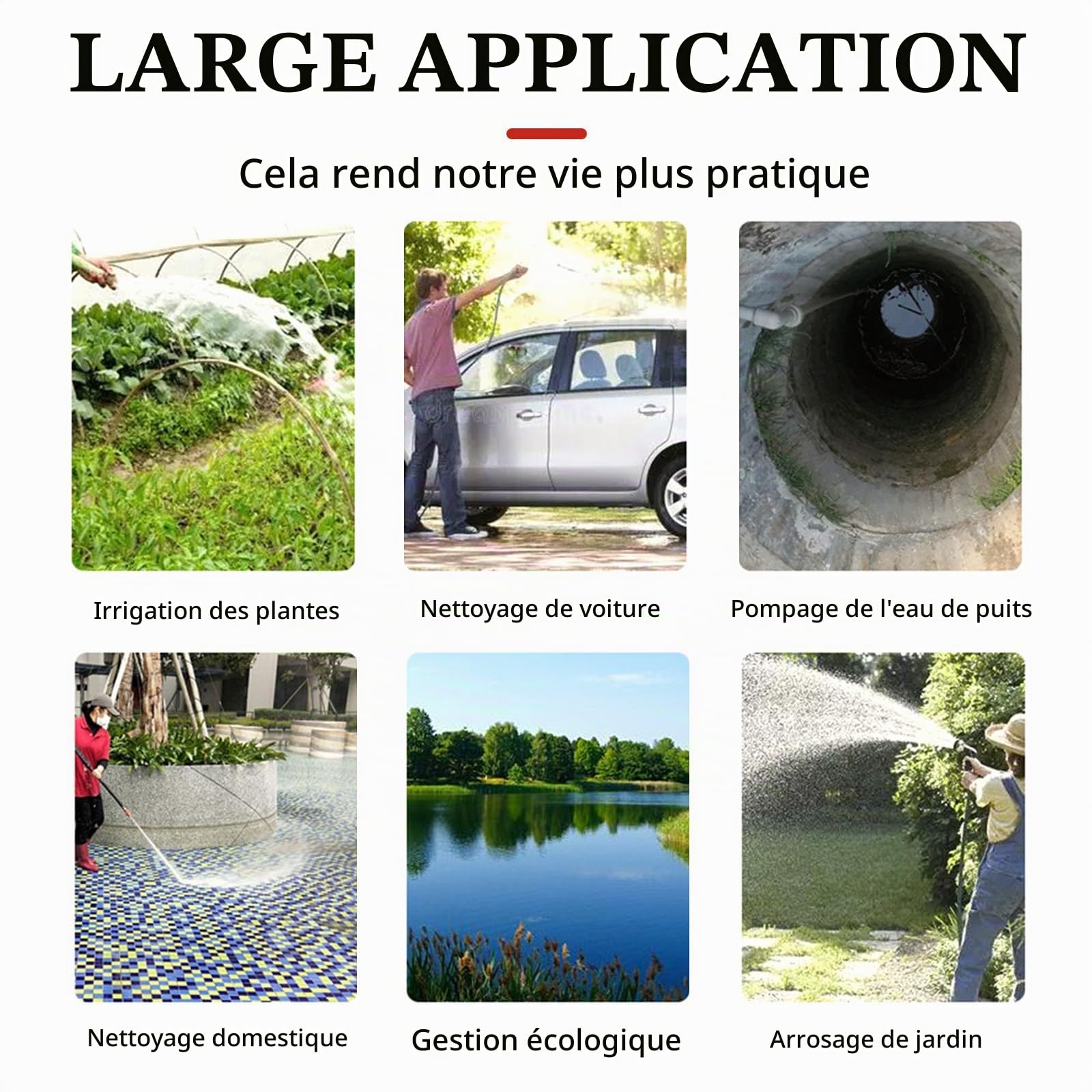 Pompe Immergée Solaire pour Puits, Pompe Submersible de Puits Profond Automatique Usage Domestique Agricole Industriel