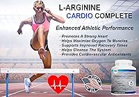 Vista 3 de L-Arginina Cardio Complete, refuerzo de óxido nítrico, 1500 mg de mezcla de apoyo cardiovascular más L-citrulina, vitaminas minerales apoya la salud