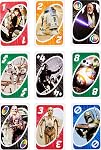 Mattel Games UNO Star Jeux de cartes de correspondance de guerres 112 Cartes avec une carte sauvage unique & Instructions pour les joueurs 7 Années & Haut, Cadeau pour enfant, Famille & Nuit de jeu pour adultes