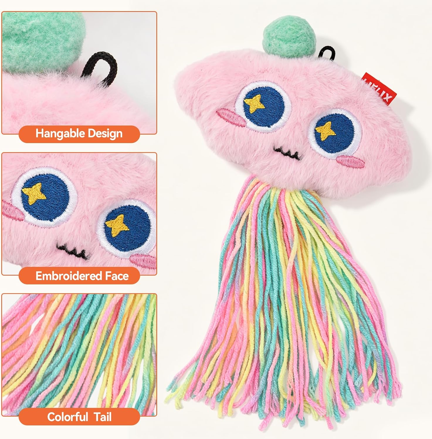 LIFLIX 3PCS Catnip Cat Toys, Interactive Plush Toys for Indoor Cats image 3