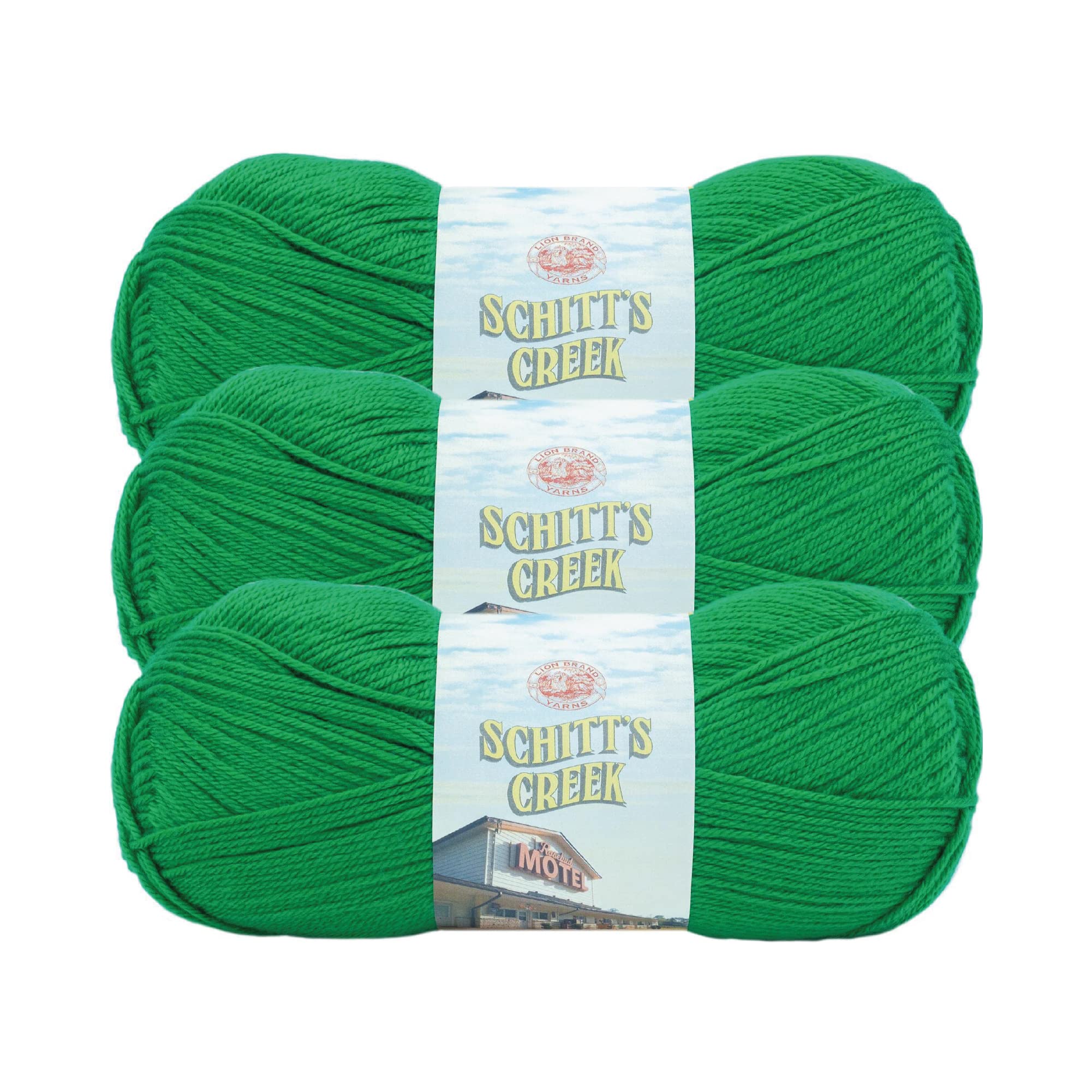 Pelotes Schitt's Creek Lion Brand Yarn Café Tropical pour créer vos vêtements d'hiver