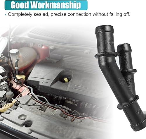 Miniatura 4 de X AUTOHAUX Conector de manguera de refrigerante del motor para Volkswagen Golf Jetta 2000-2005 para Audi TT 1999-2006