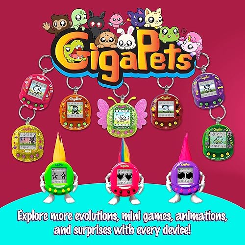 Miniatura 6 de Juguete de mascota virtual, 2ª edición mejorada con nueva aplicación, para niños de todas las edades Juguete nostálgico de los años 90, mascota 3D