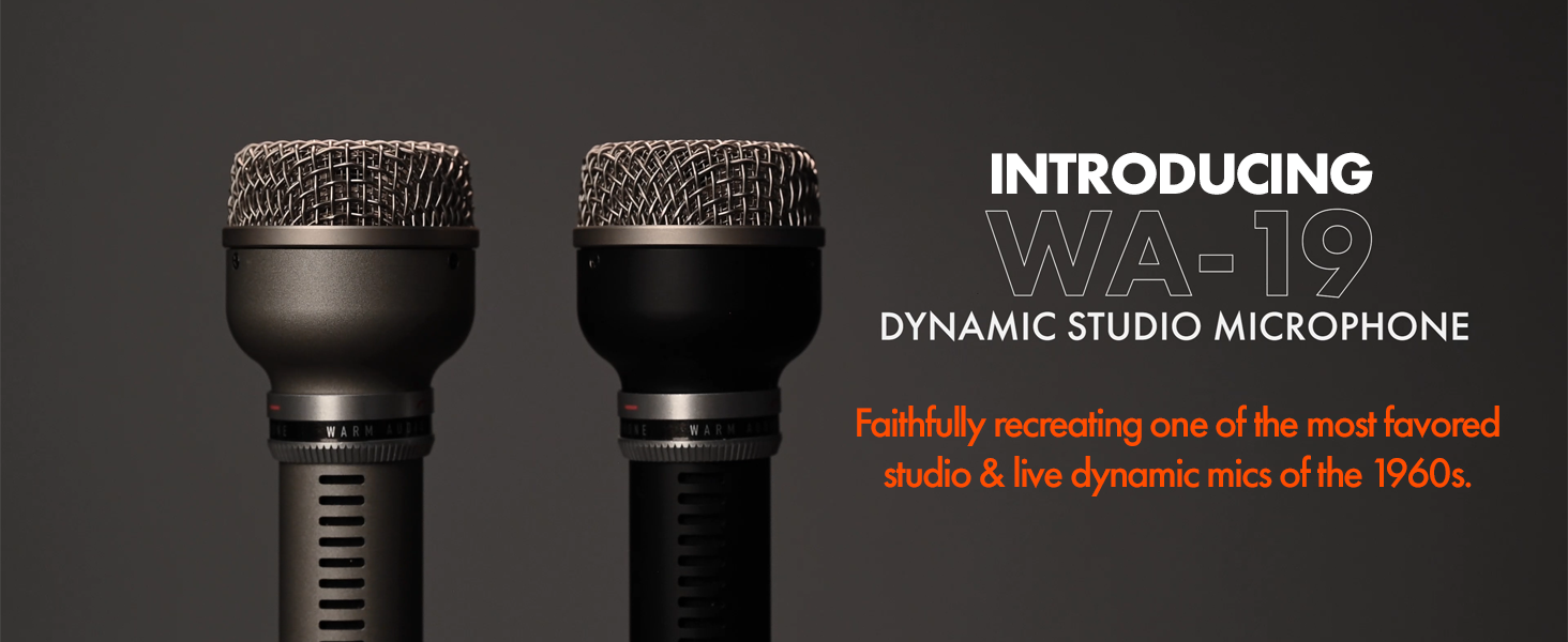 WARM AUDIO WA-19 ダイナミックマイク WARM AUDIO ( ウォームオーディオ ) WA-19 Black ダイナミック