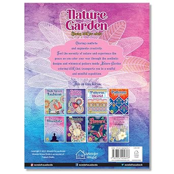 Nature Garden Coloring Book for Adults
