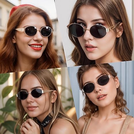 Product image for Retro Oval Sunglasses for Women - 3