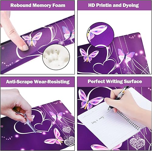 Miniatura 84 de ARTSO Juego de alfombrillas de mouse grandes para juegos, soporte para reposamuñecas para teclado + cojín de muñeca para mouse + alfombrilla de