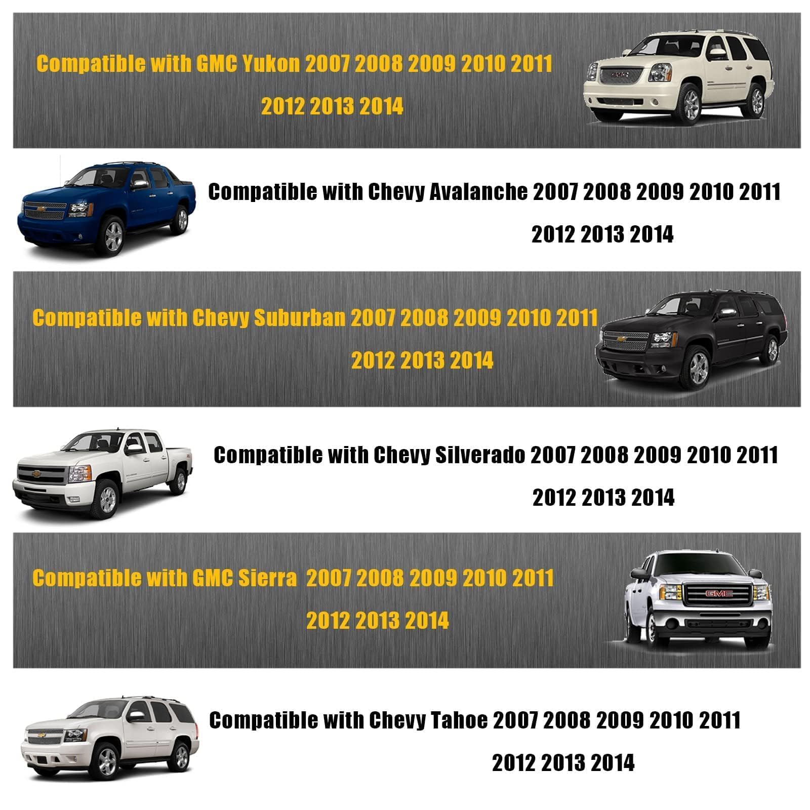 GXARTS Autositzbezug, passend für Chevy Suburban Lawine, Silverado, Kunstleder, wasserdicht, rutschfest, Auto-Vordersitz