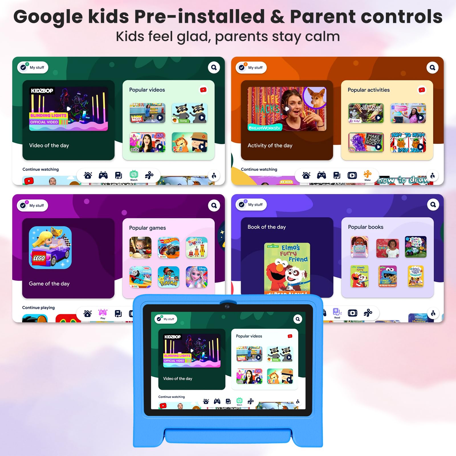 Tablet Kids 10.1 Pollici Android 64GB Blue - Dettaglio