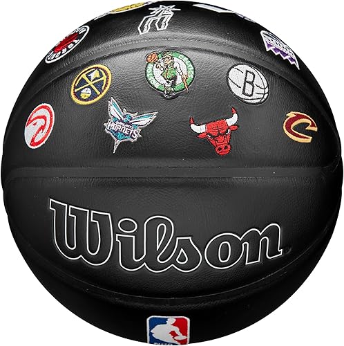 Miniatura 5 de Wilson NBA All Team Premiere Baloncesto – Negro/Multicolor, Tamaño 7-29.5 pulgadas