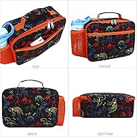 Vista 3 de RHCPFOVR Lonchera para niños – Lonchera aislada para niños y niñas, bolsa de almuerzo lavable y lonchera reutilizable para preescolar a prueba