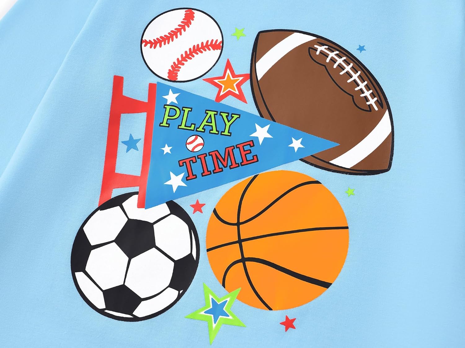 Crewneck T-Shirt for Boys - Trendy Long Sleeve Pullover Soft Tops Size 6-18 - Image 3