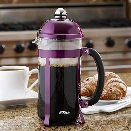 Miniatura 5 de BonJour Café 8-Cup Maximus French Press, Azul