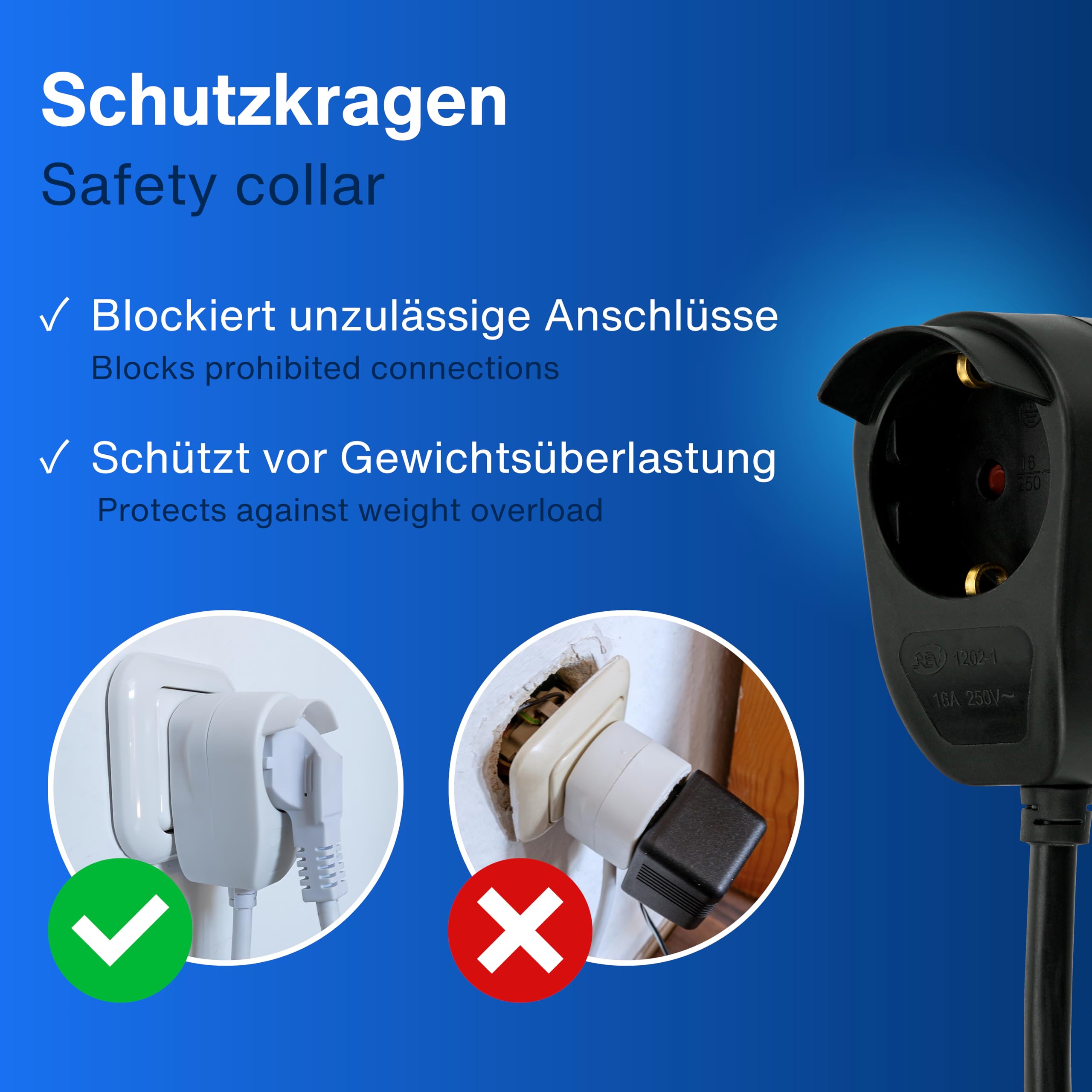 REV Ritter 12392514 - Enchufe Schuko
