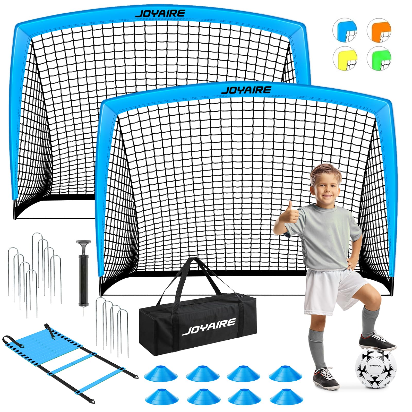 JOYAIRE Pro-Grade Kids Backyard Soccer Goal