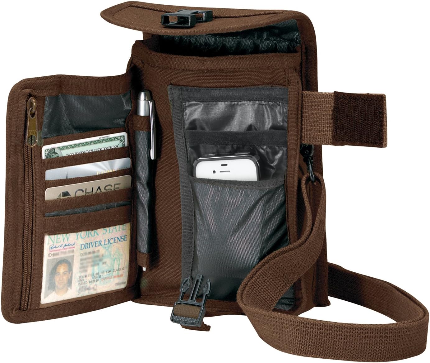 Rothco Canvas Travel Portfolio Crossbody Shoulder Bag