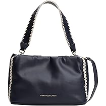 Tommy Hilfiger Donna Borsa a Spalla Soft Summer Mini Bucket Secchiello, Blu (Space Blue), Taglia Unica