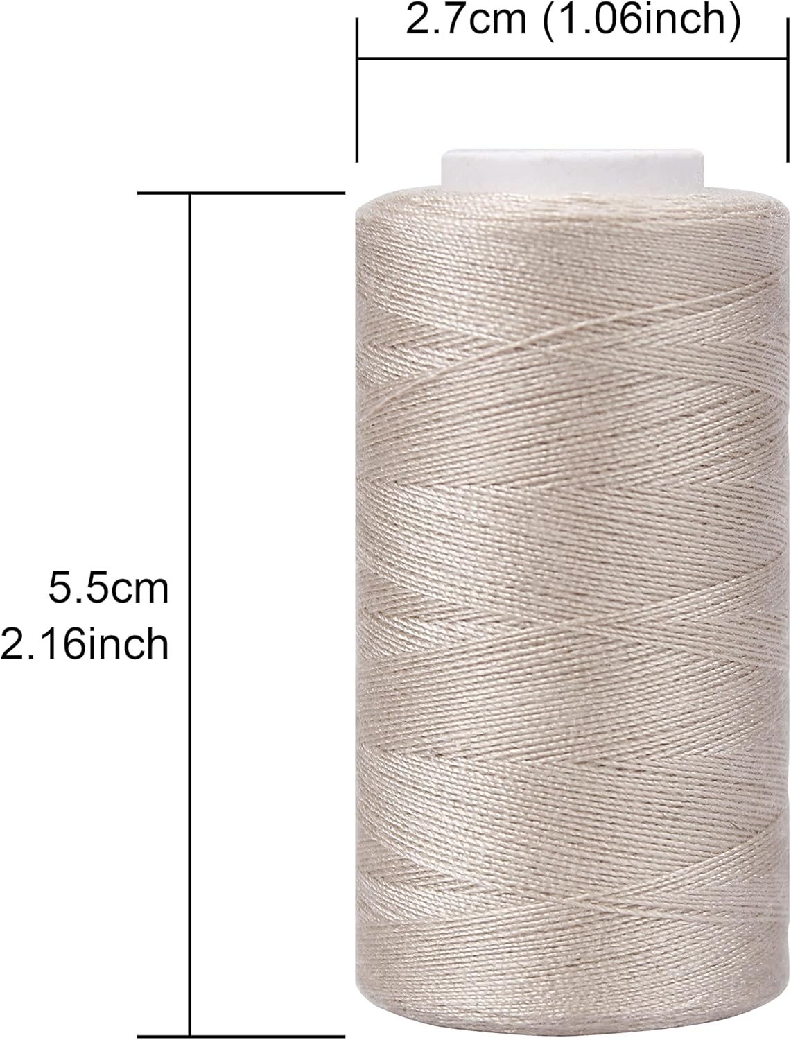 12 Color Set of Polyester All-Purpose Sewing Threads Prewound Bobbin Thread Plastic for Embroidery and Sewing Machine DIY Embroidery Thread Sewing Thread 382 Yards/350 m Each (12 Pieces)