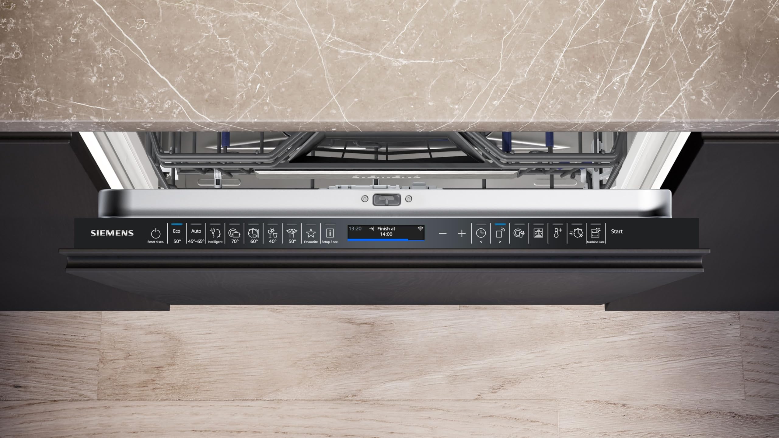 Siemens iQ700 SX87TX02CE Geschirrspüler vollintegriert 60 cm Zeolith-Trocknung varioSpeed Plus flexComfort Pro 42 dB Home Connect 14 Maßgedecke Made in Germany