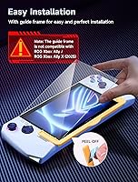 Vista 2 de JSAUX Protector de pantalla para ROG Xbox Ally/ROG Xbox Ally X (2025) / ROG Ally Paquete de 2, Protector de vidrio templado Ultra HD con dureza 9H