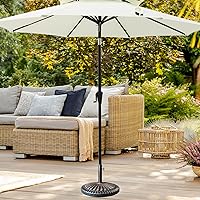 Vista 7 de T&Jero Base redonda de 40 libras para exteriores, color bronce