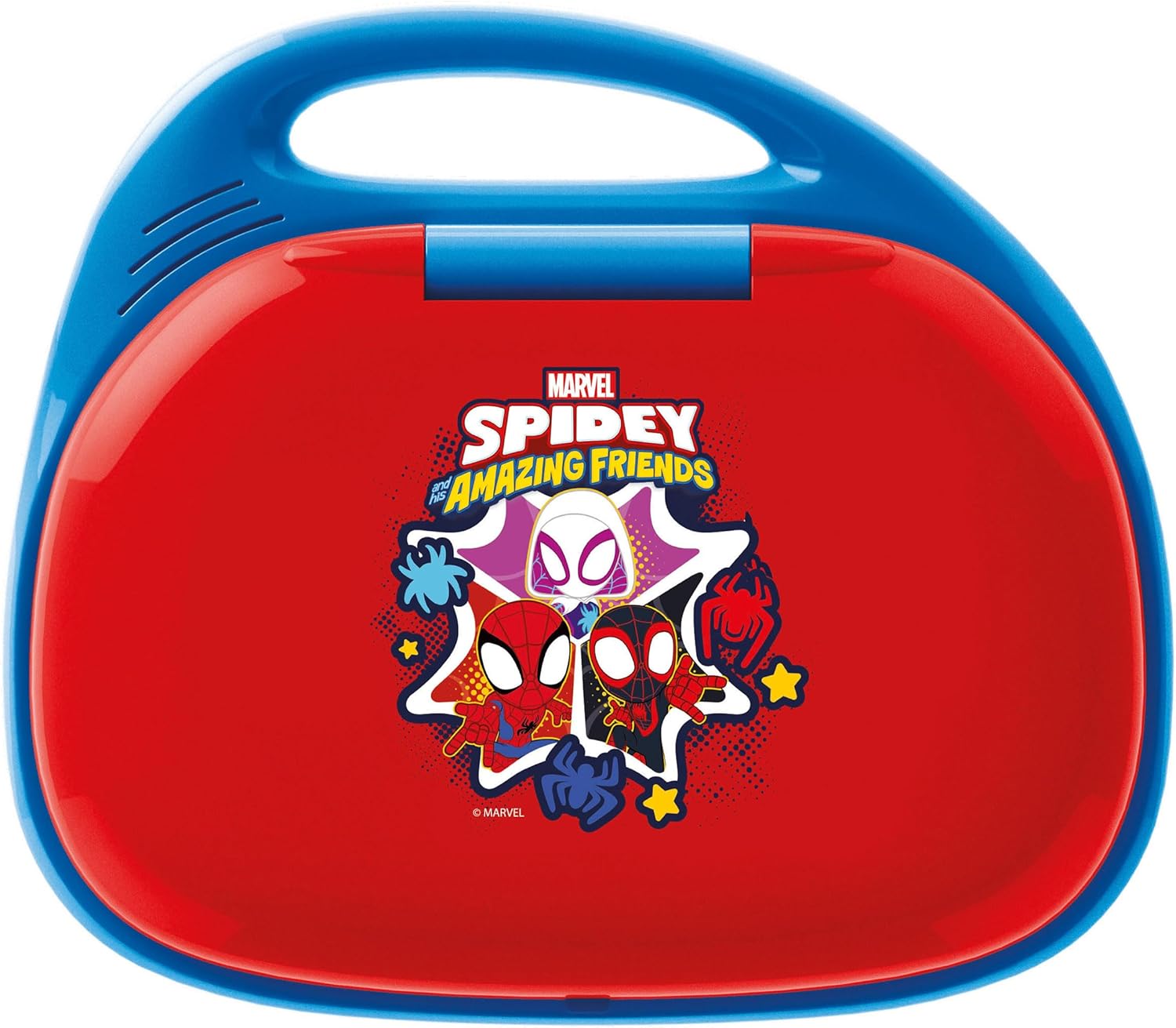 Clementoni - 16454 - Kids Marvel Spidey And His Amazing Friends Laptop - Electronic Talking Educational Game, Laptop for Kids 3 Years, Technology, Portable