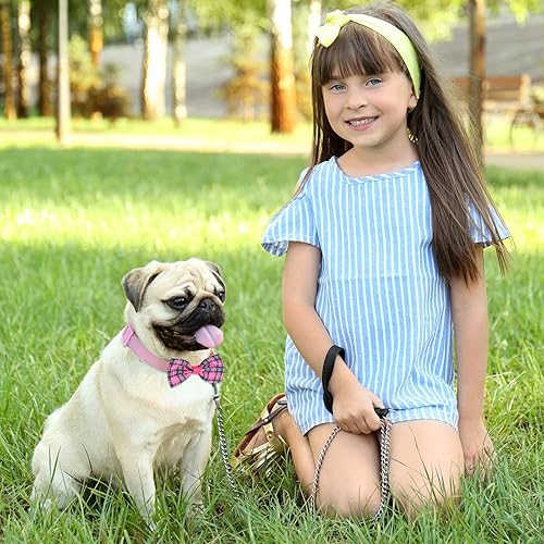 Vista 6 de Wesiti 80 corbatines para perros pequeños, patrones surtidos, corbatín para mascotas, corbatín para gatos, corbatín para cachorros pequeños