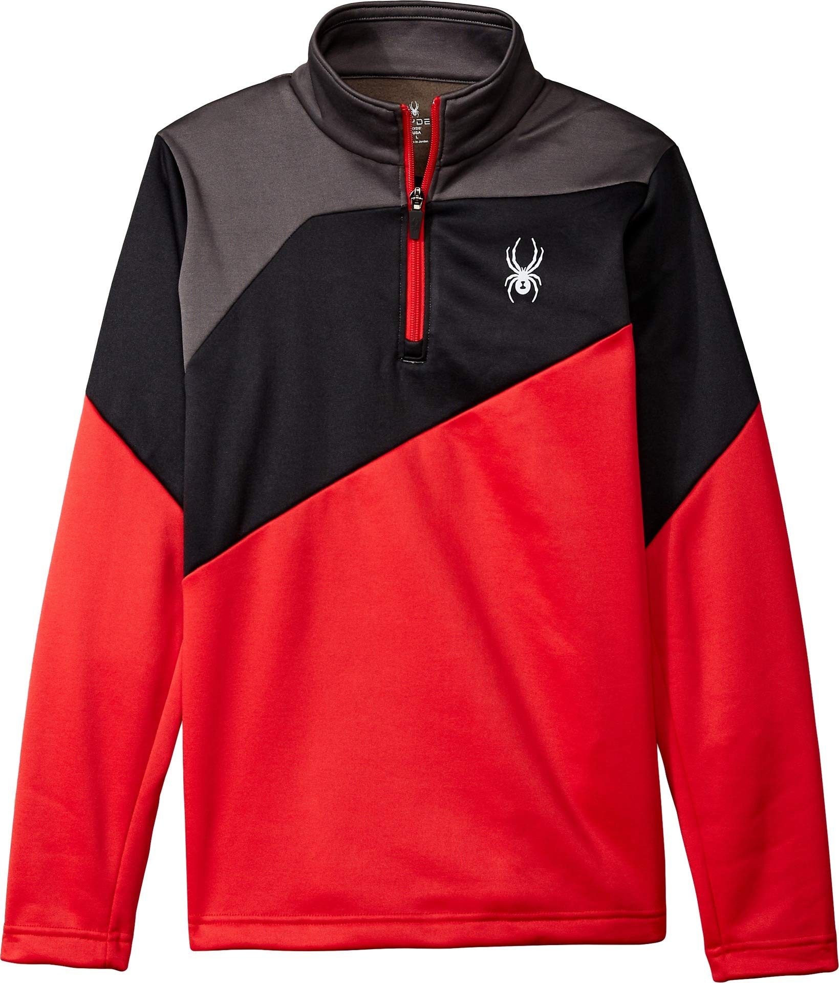 Spyder koszule sportowe Chłopcy Spyder Boys' Ambush Half Zip T-neck