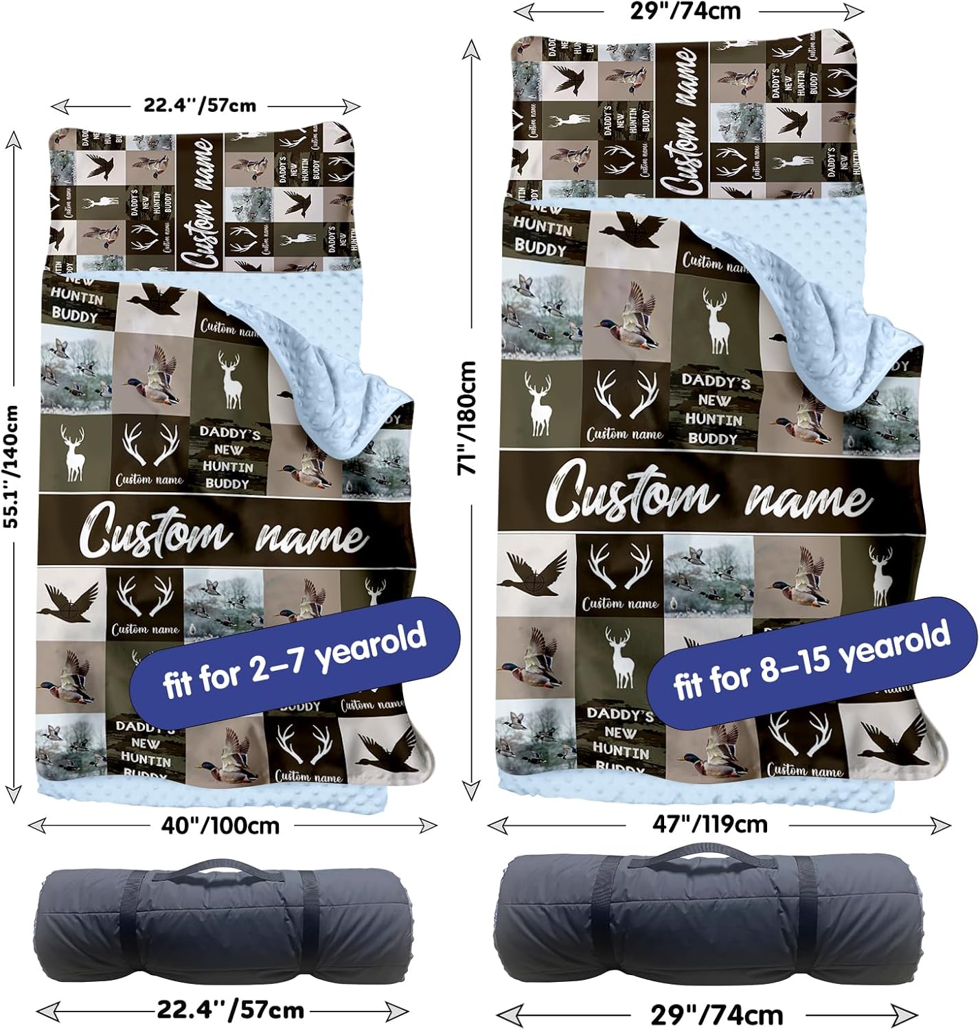 Personalized Toddler Nap Mats for Preschool, Custom Name Kids Sleeping Bag for Daycare, Roll Up Sleeping Mat with Removable Pillow and Soft Blanket for Girls Kindergarten