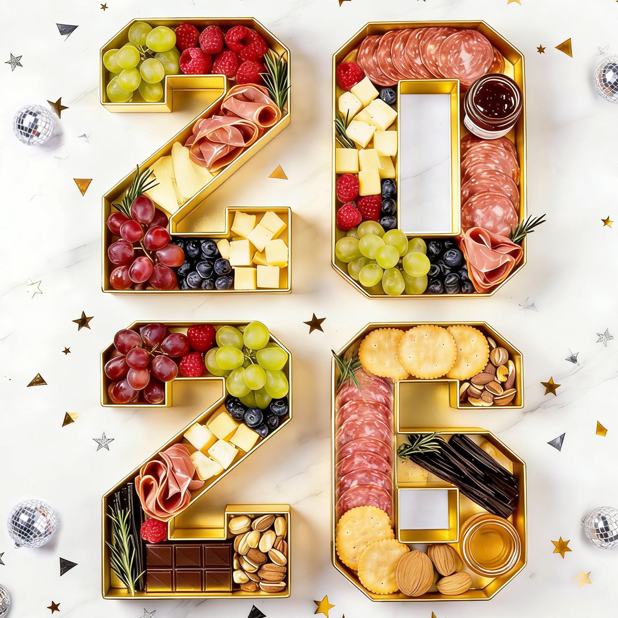 Photo 1 of 2026 Graduation Decorations, 2026 Charcuterie Numbers Fillable Board Box Graduation Tables Centerpieces Cardboard Tray for High School College Kindergarten Preschool Party Supplies (Gold)LPNPMGO4541146
