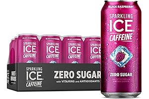 Sparkling Ice Black Raspberry Sparkling Water with Caffeine