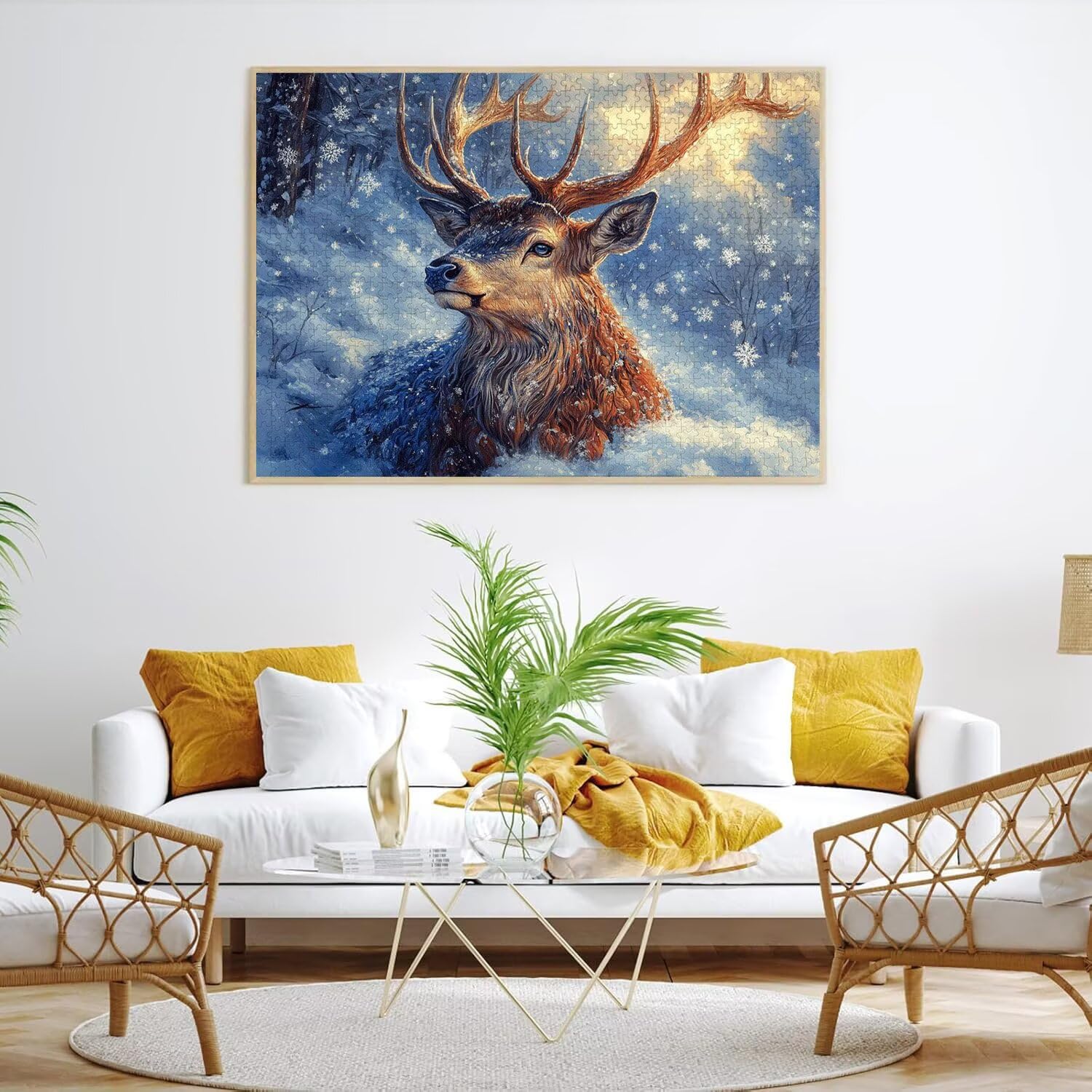 Puzzle dla dorosłych 2000, płatek śniegu, 99 x 70 cm, n-804