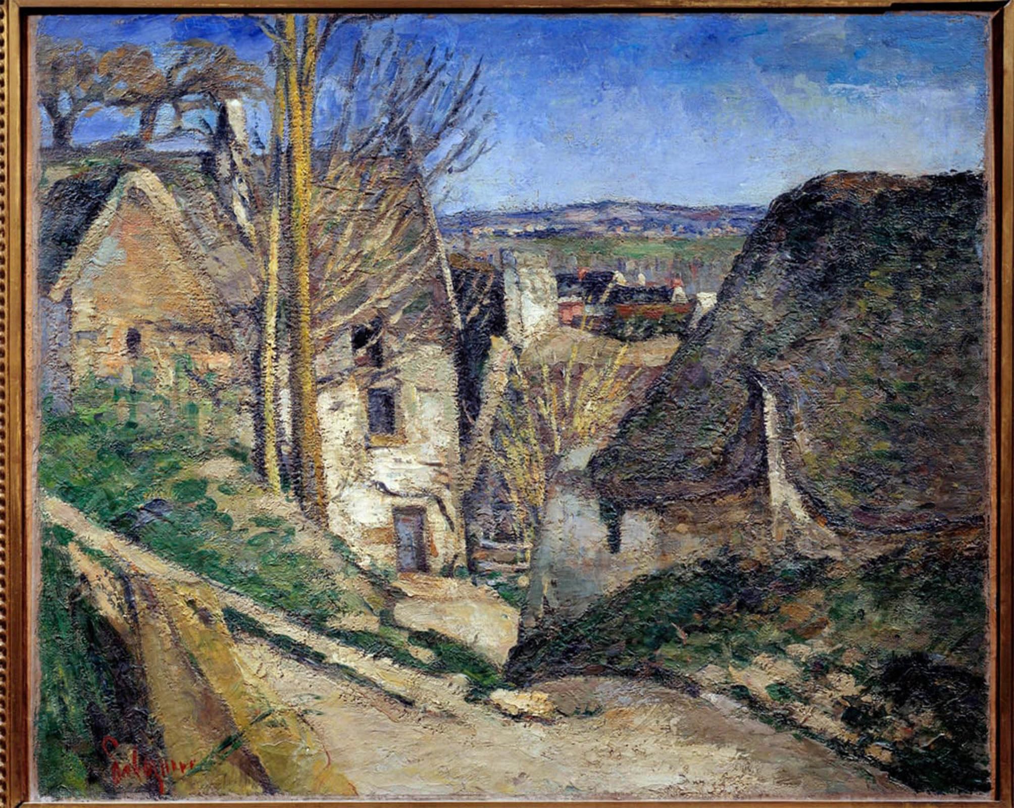 ARTXLXXBN Famous Painting Canvas Artwork Graffiti Print La Du Hangdu Painting by Paul Cézanne Portrait Canvas Image for Home Decor 60x90cm