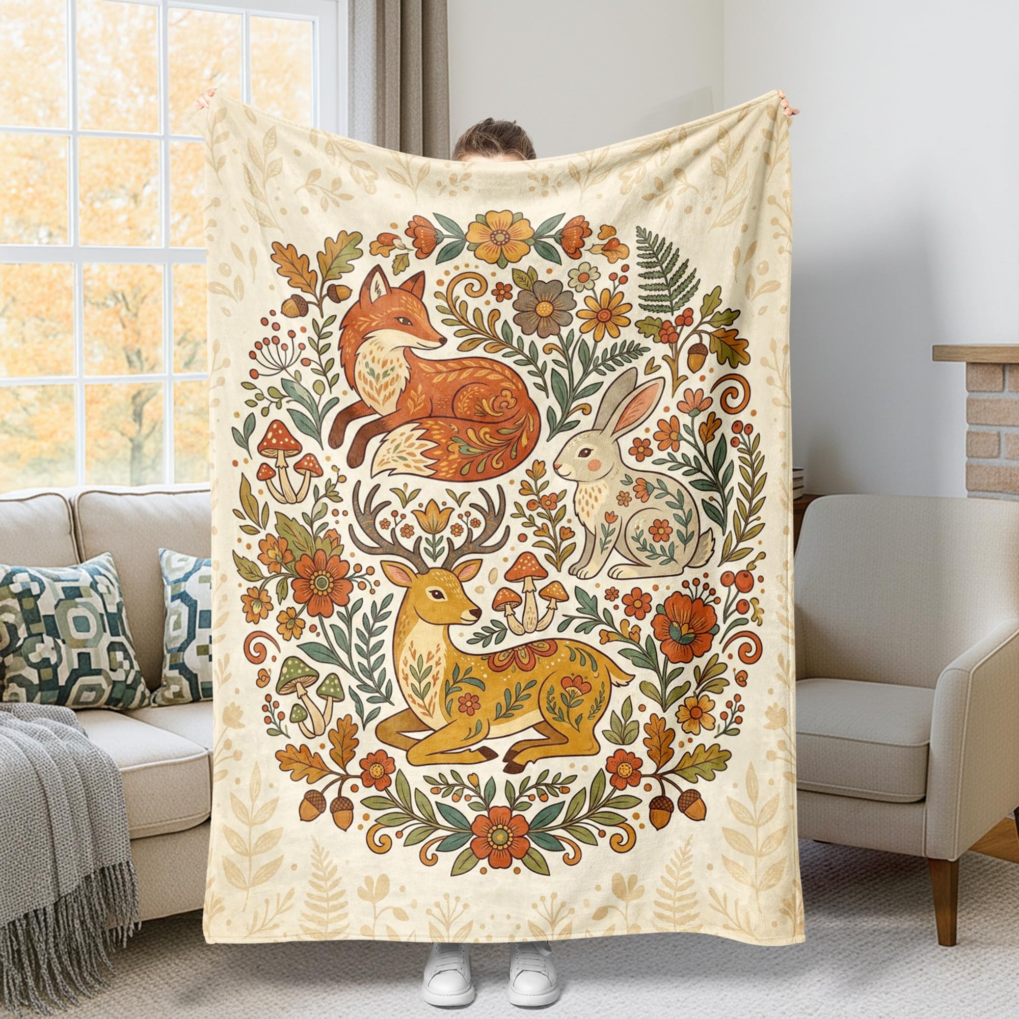 Couverture esthétique en peluche pour sublimer votre lit et vos chaises