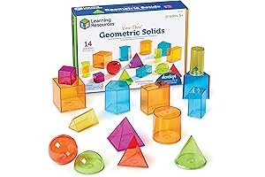 Learning Resources View-Thru Geometric Solids