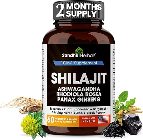 Miniatura 2 de SANDHUHERBALS Sandhu Herbals Moringa & Shilajit Cápsulas Suplemento para mujeres y hombres  Apoya la salud y la energía inmunológicas