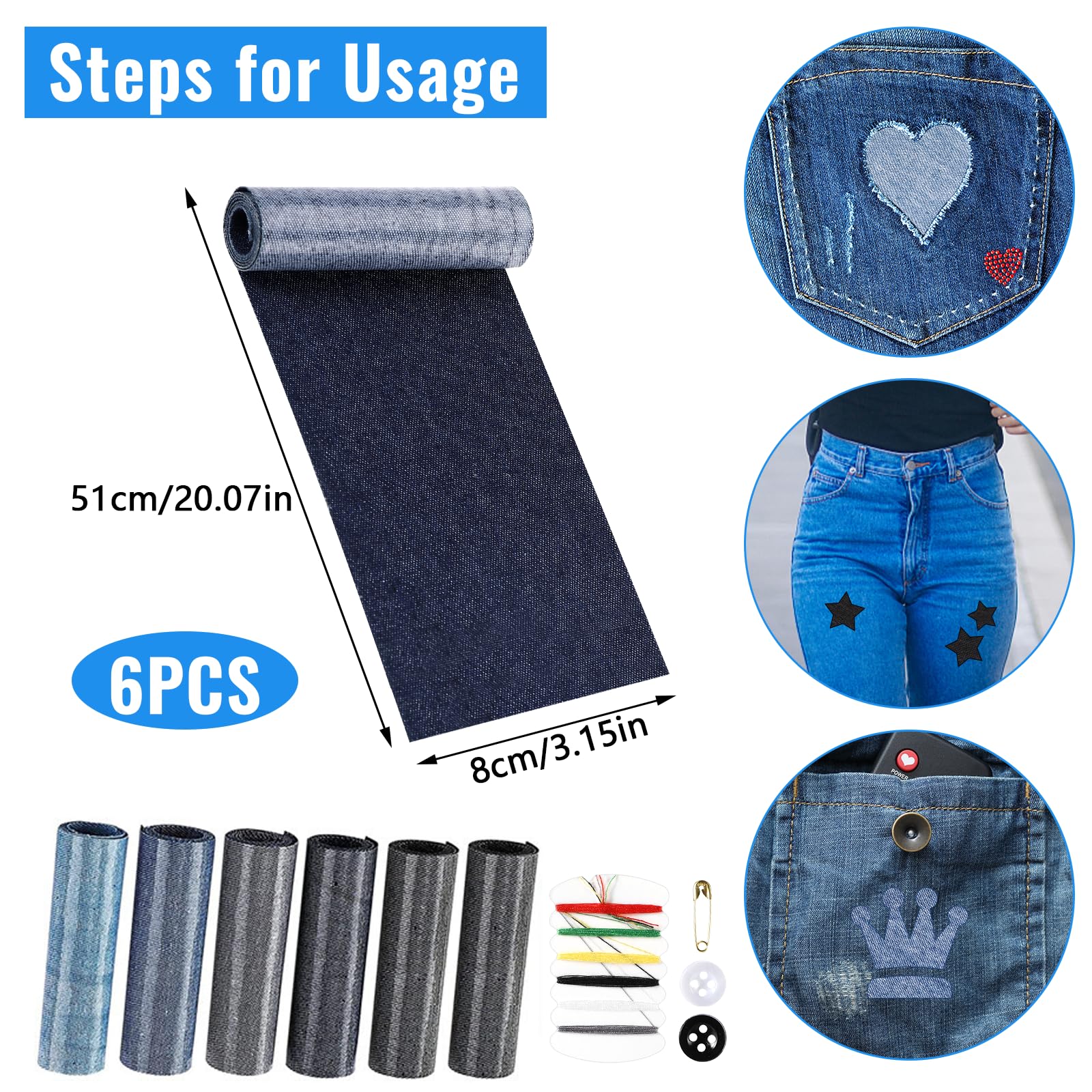 2 Toppe Termoadesive Ricamate Con Bandiera Di Israele – 5 X 3 Cm, Applicazioni Per Stoffa, Jeans E Giacche