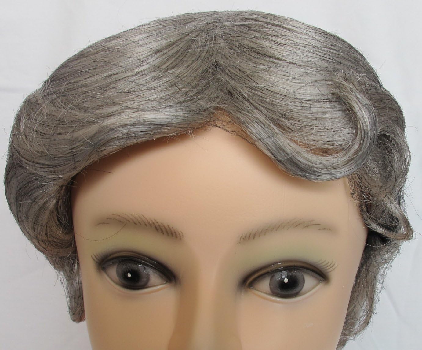 NEW YORK COLLECTION Lacey COSTUME WIG Style MAN WIG Color 51 (GRAY & BLACK Hair) SYNTHETIC FIBER of JAPAN For MEN, DOLLS & PUPPETS