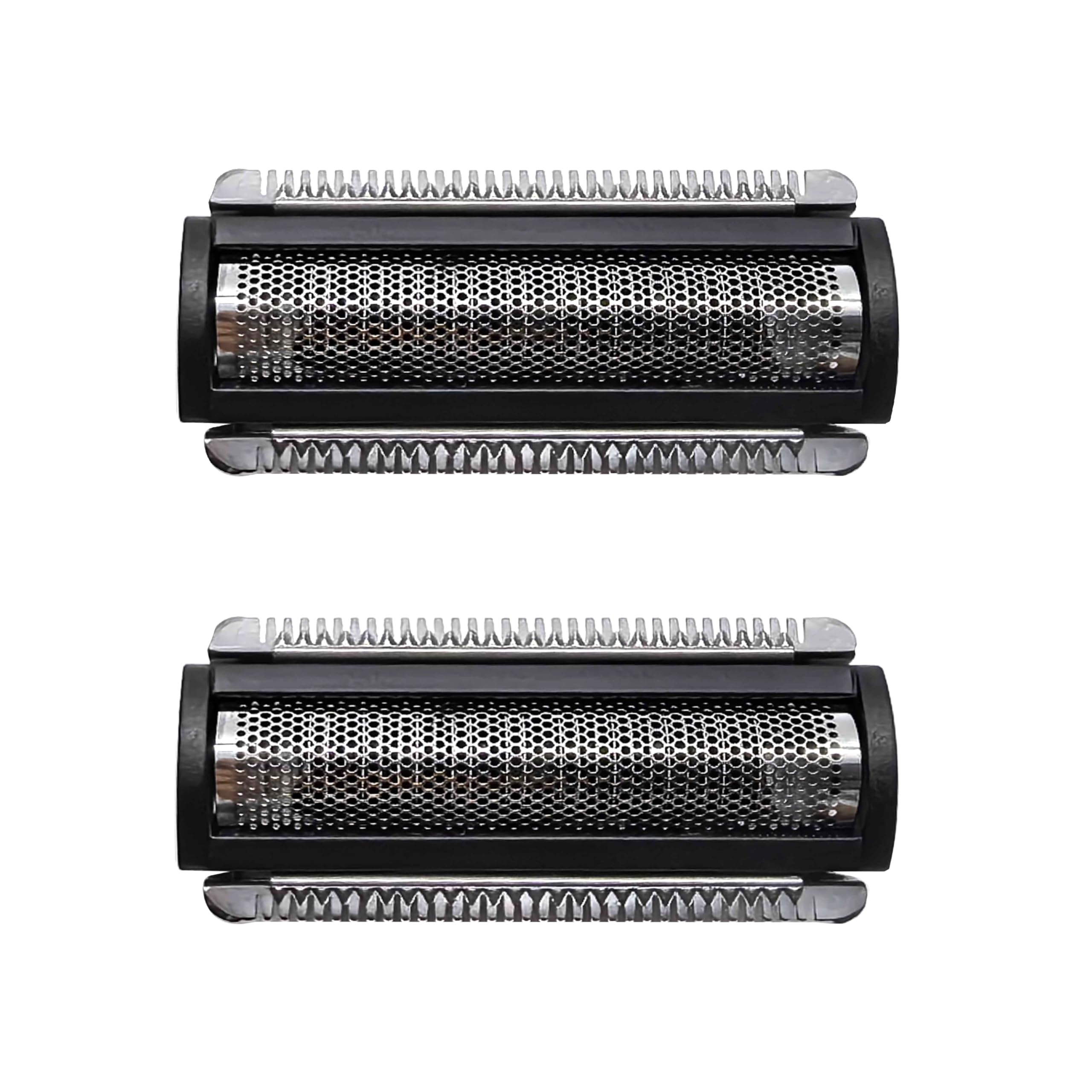 Confezione da 2 testine di ricambio per rasoio, compatibili con MANSCAPED The Lawn Mower 5.0 Ultra Hair Trimmer, lame in acciaio inox per tagliare i peli dell'inguine e del corpo per una toelettatura