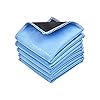 Eco-Fused Microfiber Cleaning Cloths - 5 Pack - Double-Sided Cleaning Cloths - Microfiber and Suede Cloth for Smartphones, LCD TV, Tablets, Laptop Screens, Camera Lenses and Delicate Surfaces